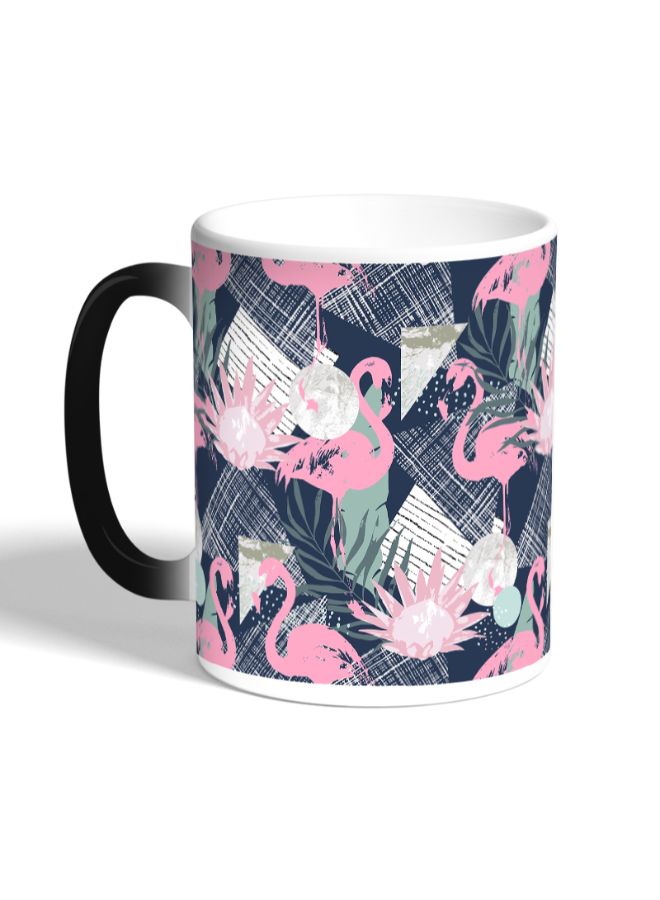 ديكالاك مج قهوة مزين بطبعة فلامنجو متعدد الألوان - Image 3