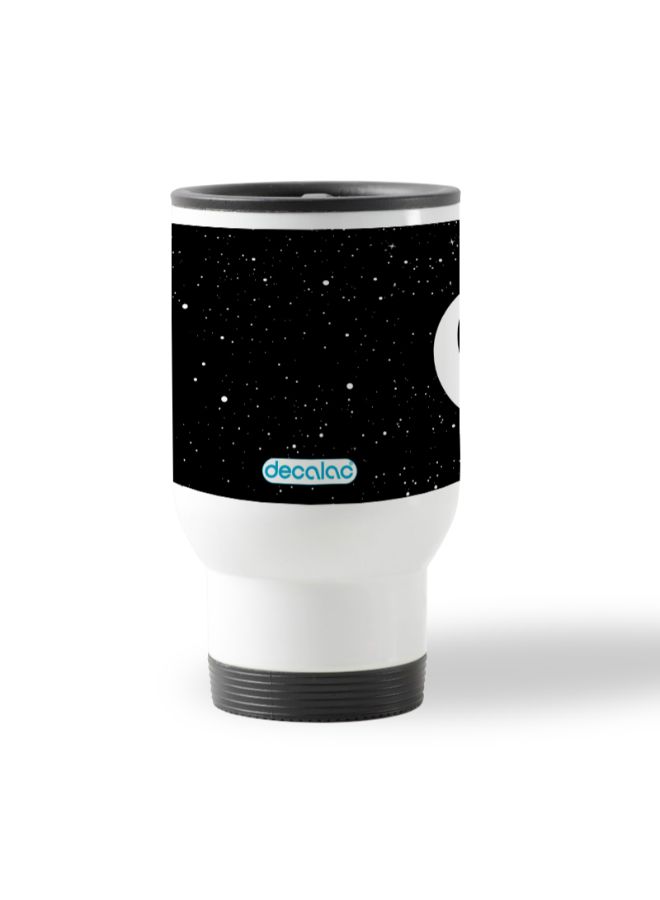 ديكالاك قدح للسفر مطبوع عليه عبارة "Good Night" أبيض/ أسود 13سم - Image 2