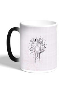 Decalac Sparrow House Printed Coffee Mug Grey/Black  - Image 3