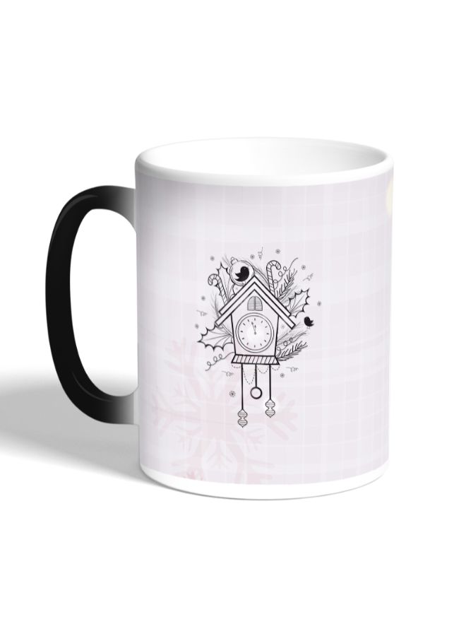 ديكالاك مج قهوة مزين بطبعة بيت العصفور رمادي/أسود - Image 3