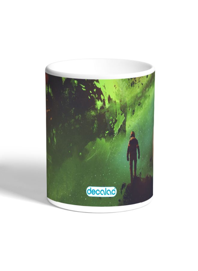 ديكالاك مج قهوة مزين بطبعة رحلة إلى الفضاء متعدد الألوان - Image 2