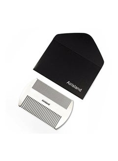 Airisland Stainless Steel Double Sided Comb Silver  - Image 3