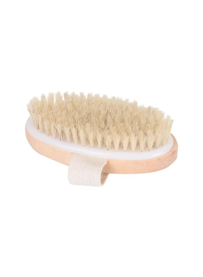 BNYD 2-Piece Dry Body Brush With Detachable Handle Set Beige  - Image 3