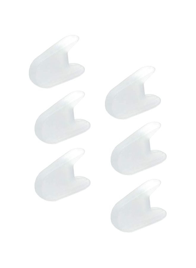 Dr. Frederick's Original 6-Piece Toe Separators Set Clear - Image 1