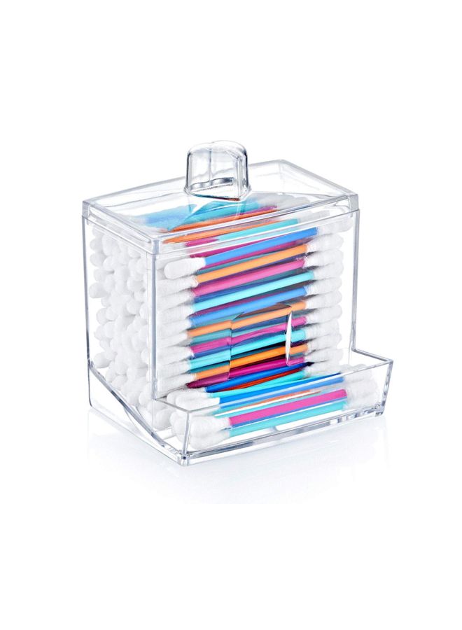 BestChoices Cotton Swabs Buds Holder Box Clear - Image 3