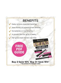 Epiwand Facial Hair Removal Threading Tool Black/Silver  - Image 4