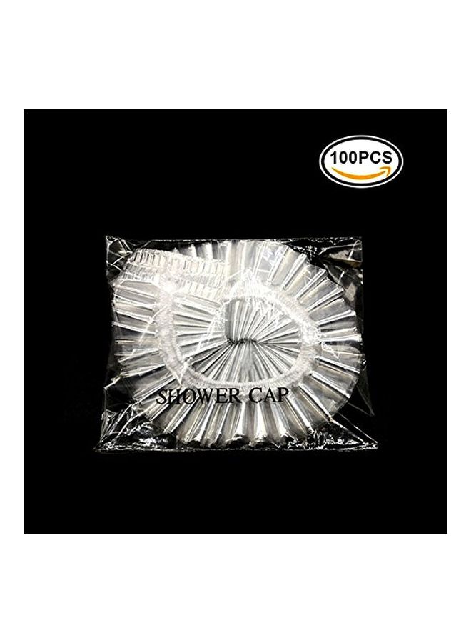 100-Piece Disposable Shower Cap Clear - v1568287014/N29305598A_3