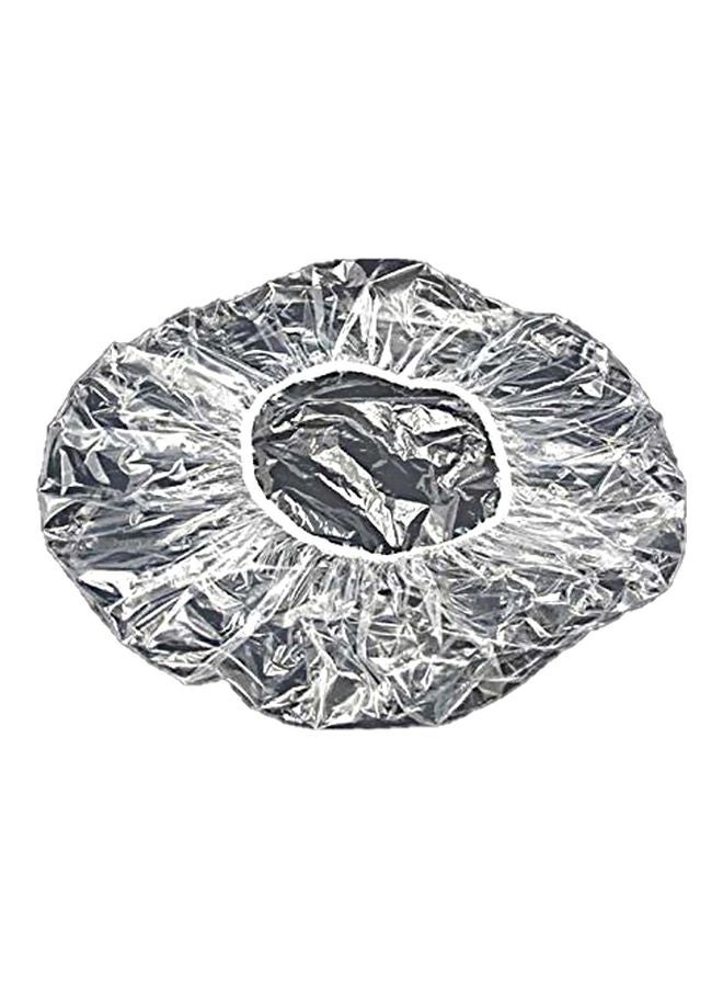 KINGLAKE 100-Piece Disposable Shower Cap Clear  - Image 1
