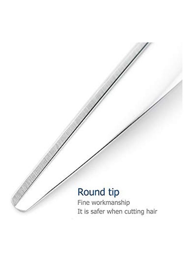 KINSARO Professional Hair Cutting Scissors Silver 6inch - Image 2