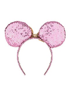 A Miaow Mickey Mouse Ears Headband Pink/Gold  - Image 2