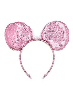A Miaow Mickey Mouse Ears Headband Pink/White  - Image 4