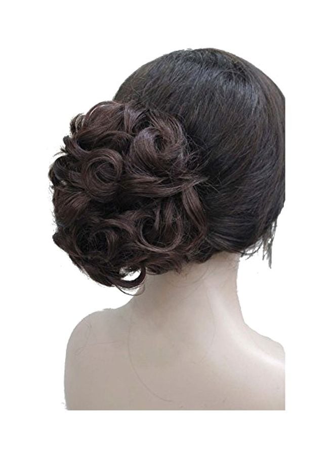 Aimole Short Curly Hair Extension Dark Auburn 6inch  - Image 2