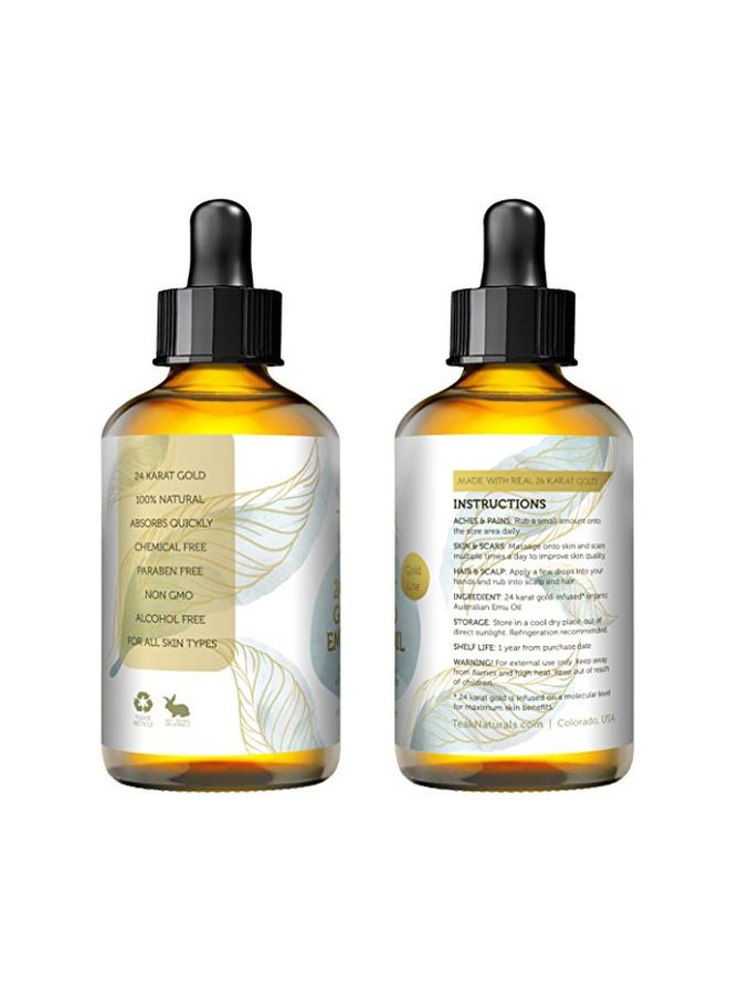 teak naturals - 24K Organic Emu Oil - Image 1