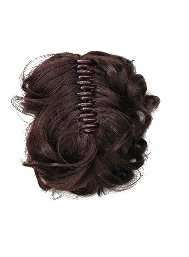 Aimole Short Curly Hair Extension Dark Auburn 6inch  - Image 3