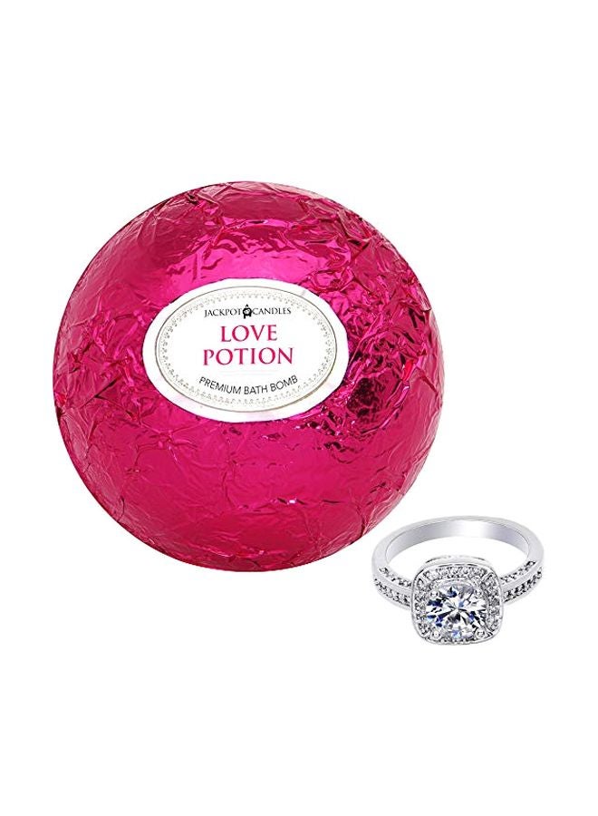 Jackpot Candles Love Potion Premium Bath Bomb With Surprise Ring - Image 1
