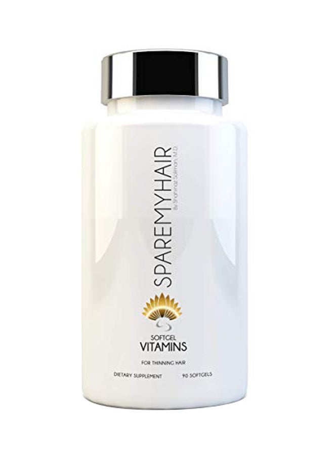 Spare My Hair - Softgel Vitamins For Thinning Hair - 90 Pills - Image 1