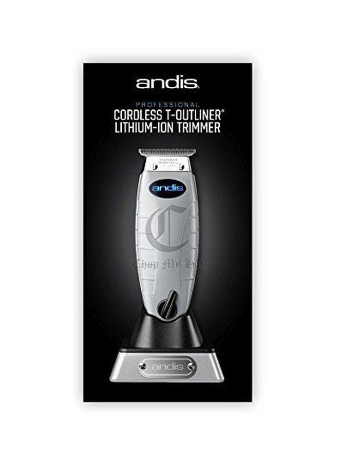 Andis Professional Cordless T-Outliner Beard/Hair Trimmer Silver - Image 5