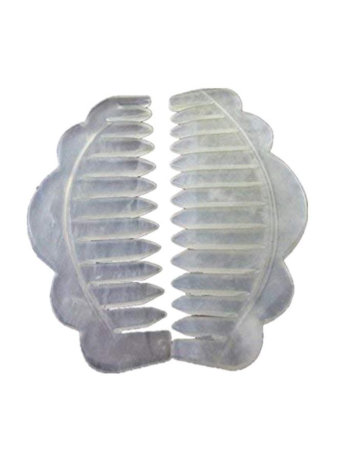 Evwoge 2-Piece Massage Hair Comb White - Image 1