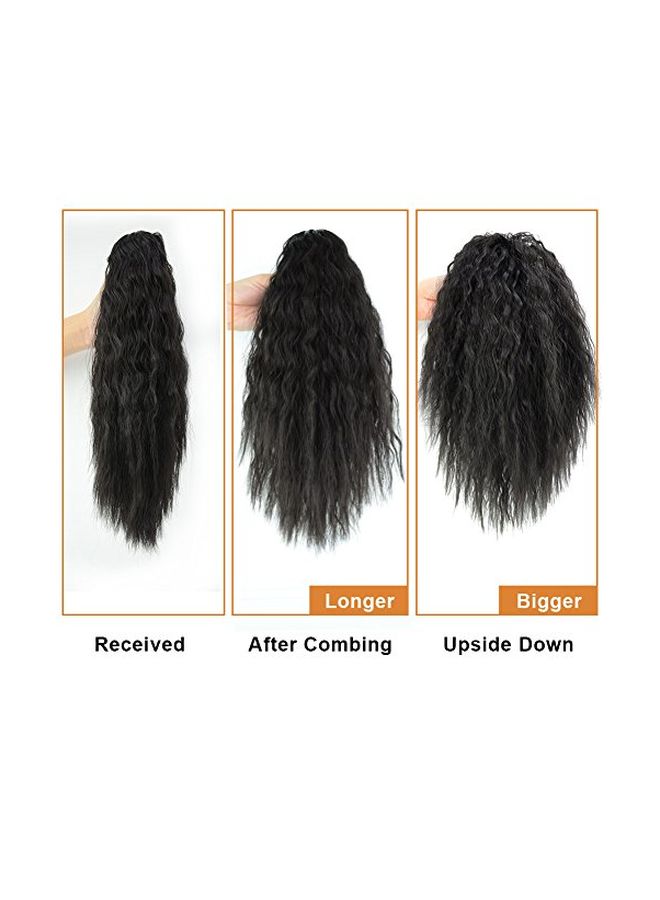 Synthetic Hair Clip Extension Black 15inch - v1568287300/N29309344A_2