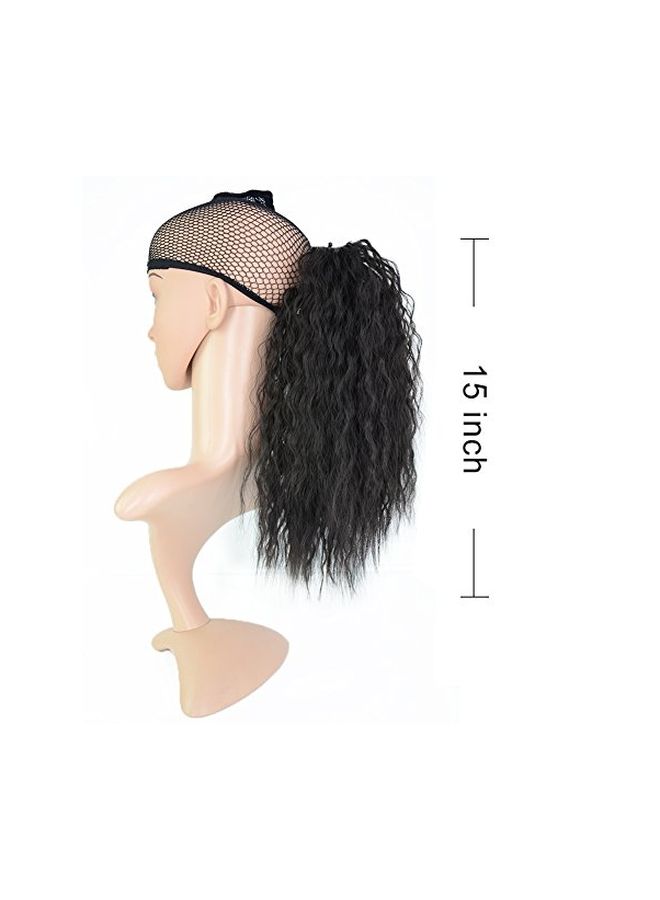 Synthetic Hair Clip Extension Black 15inch - v1568287301/N29309344A_4