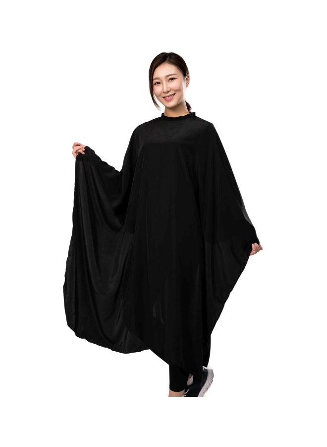 Perfehair - Barber Hair Cutting Cape Black - Image 1