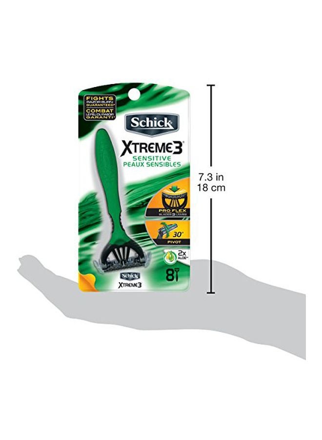 schick Xtreme3 Closeness Razor Green/Black - Image 2