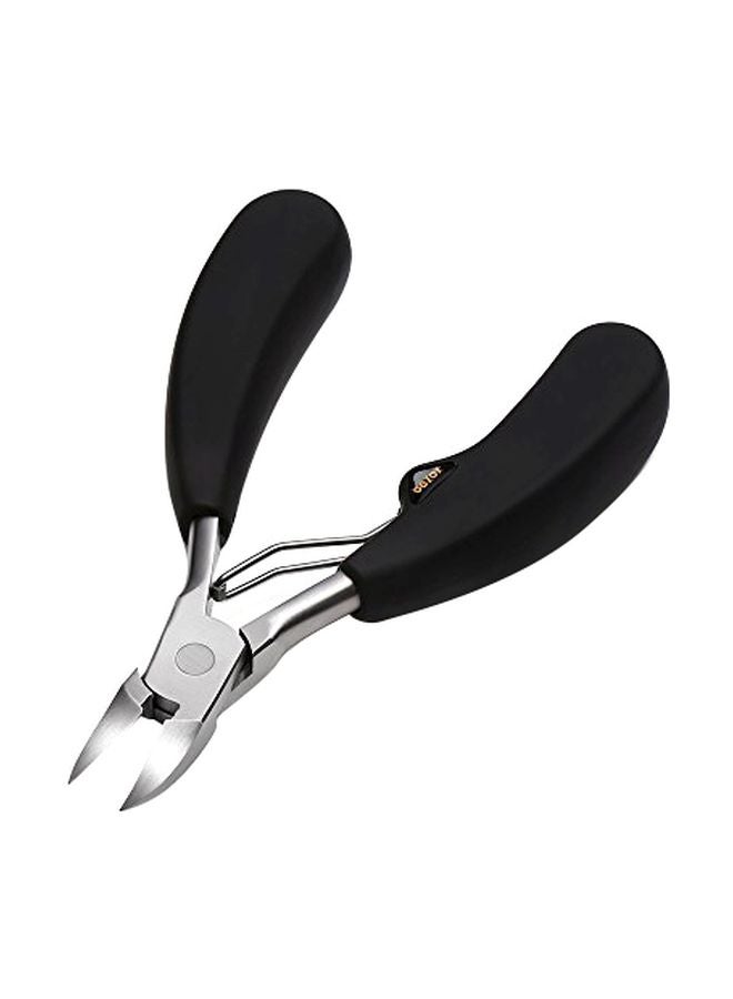 BEZOX Stainless Steel Toenail Clipper Black/Silver - Image 1