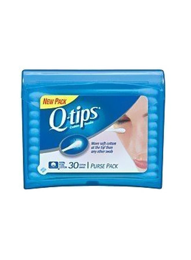 كيو-تيبس مجموعة مكونة من 3 أعواد قطنية للأذن أبيض - Image 1