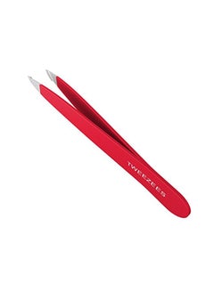 Tweezees Pack Of 2 Stainless Steel Tweezers Red/Silver  - Image 2
