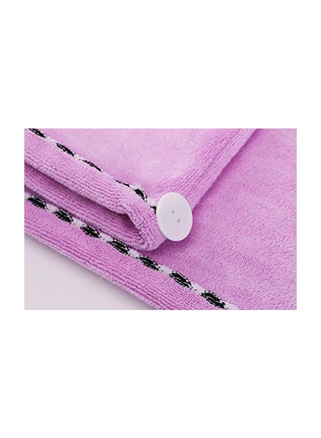 YYXR Microfiber Hair Towel Purple  - Image 3