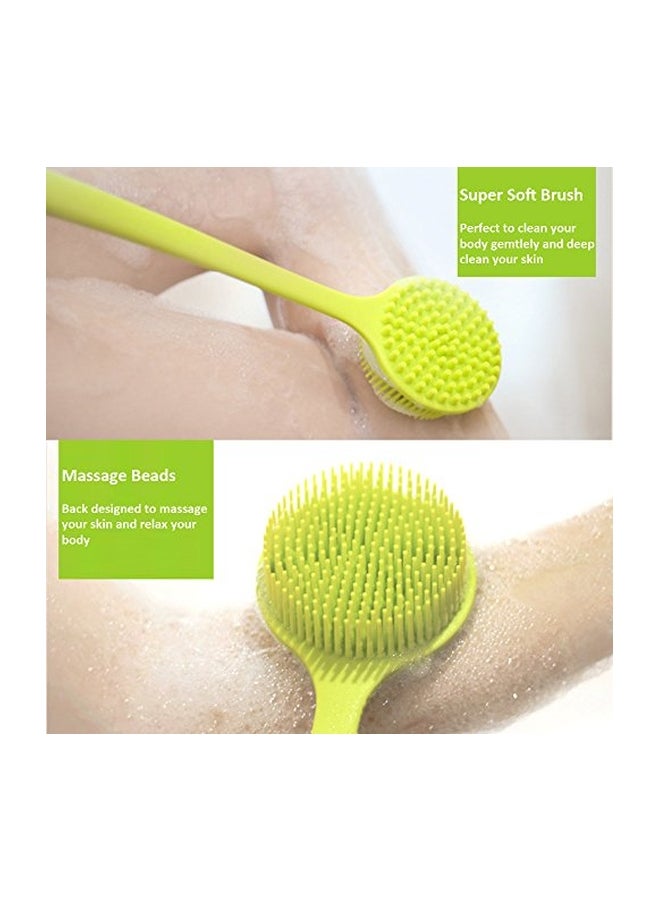 Arswin Silicone Back Scrubber Green 14.8x3.3inch  - Image 3