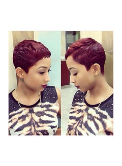 HAIR WAY 28-Piece Short Human Hair Weave 99J  - Image 2