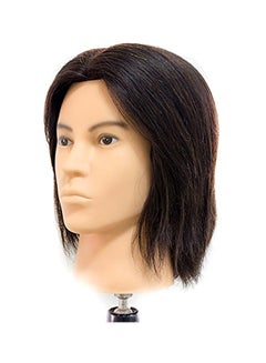 HAIR WAY Hairdresser Training Head Mannequin Black/Beige 8inch  - Image 2