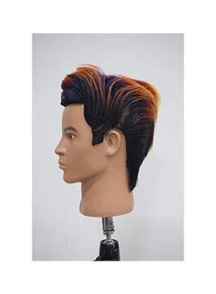 HAIR WAY Hairdresser Training Head Mannequin Black/Beige 8inch  - Image 3