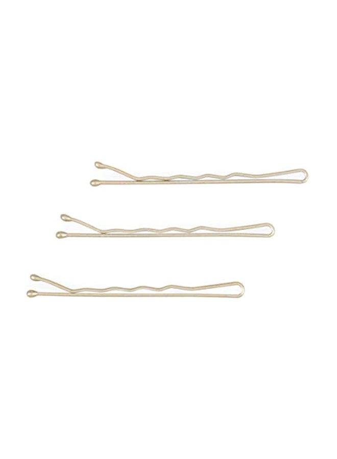 Heliums 48-Piece Premium Bobby Pins Blonde Champagne 2inch - Image 2