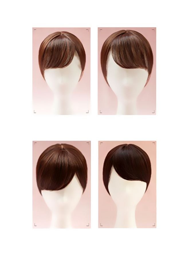 Clip In Hair Extension With Air Bangs Light Brown 14inch - v1568289786/N29309586A_2