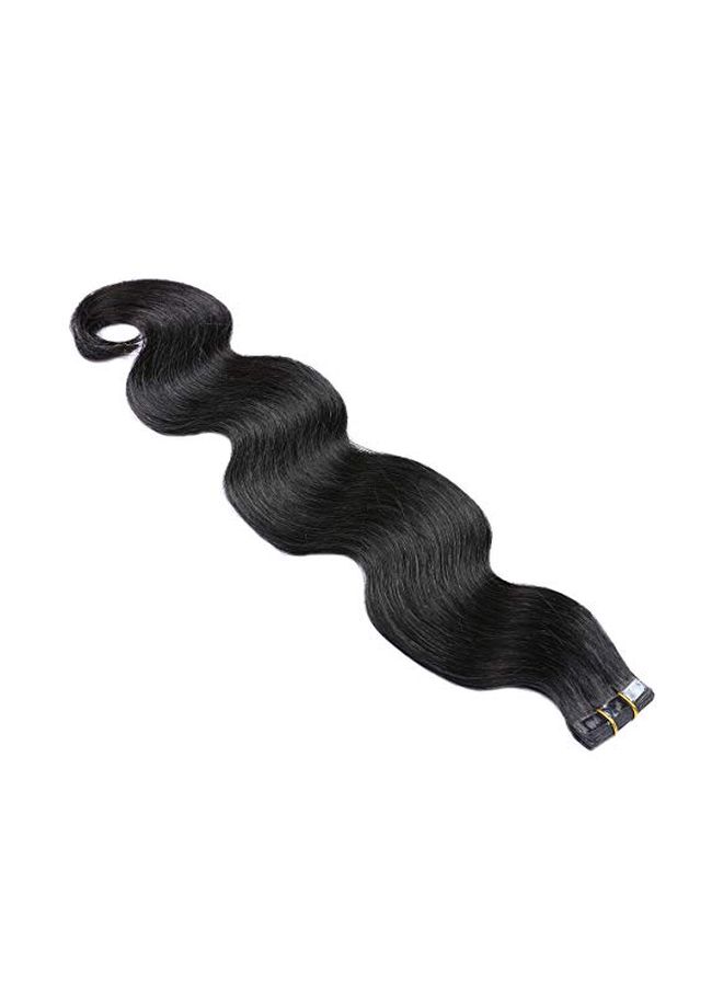 20-Piece Tape-In Wavy Hair Extensions Black 18inch - v1568289806/N29315634A_3