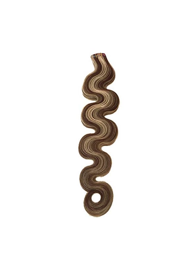 20-Piece Tape-In Wavy Hair Extensions Brown/Beige 22inch - v1568289807/N29315638A_2