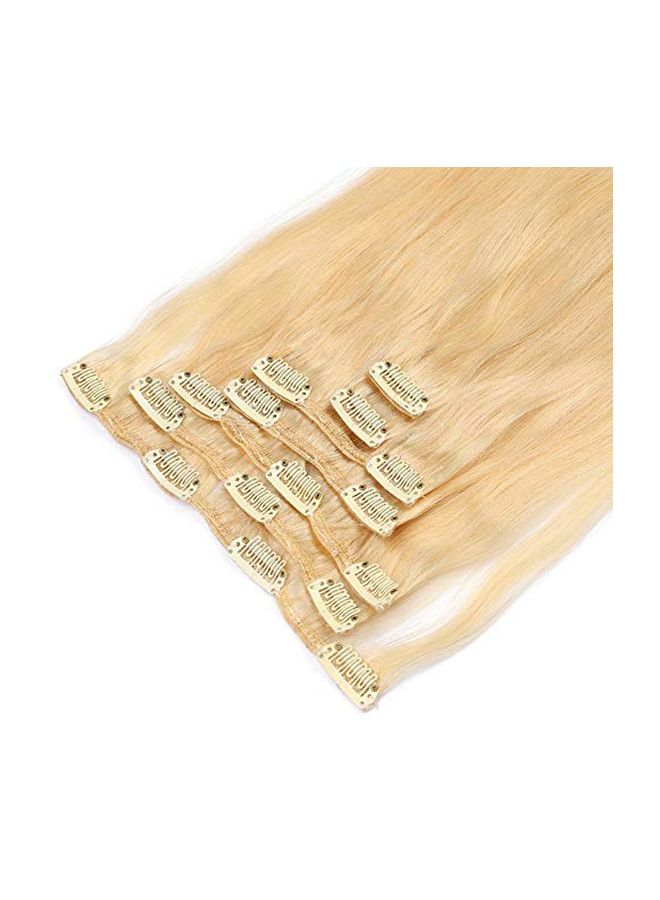 7-Piece Natural Human Hair Clip In Extensions 24 15inch - v1568289908/N29315851A_2