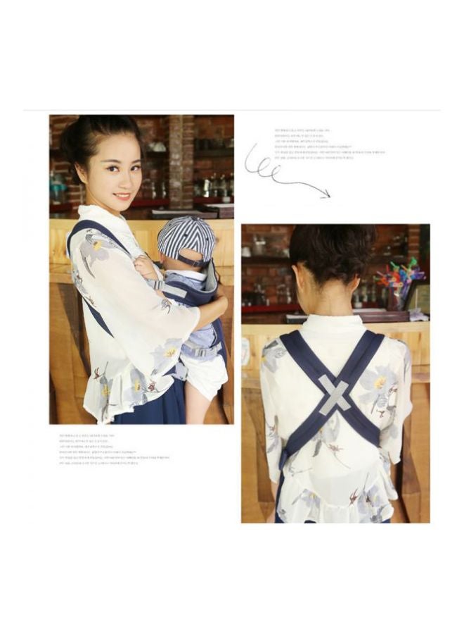6-Position Baby Carrier -	 Navy/Grey