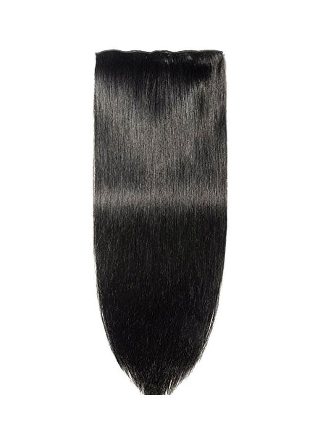 US Stock-US Seller - 8-Piece Clip In Hair Extension Set 1 Jet Black 14inch - Image 1