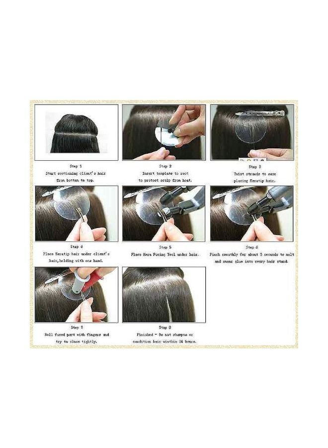 فيفيد هير وصلة شعر مستقيمة مربوطة مسبقاً - 25 خصلة أشقر فاتح للغاية 613 22بوصة - Image 4