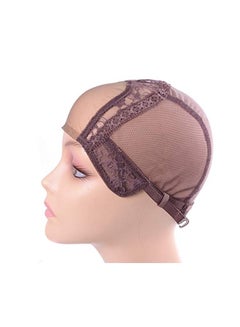yantaisiyu Wig Cap With Adjustable Straps Black 22.8inch  - Image 4
