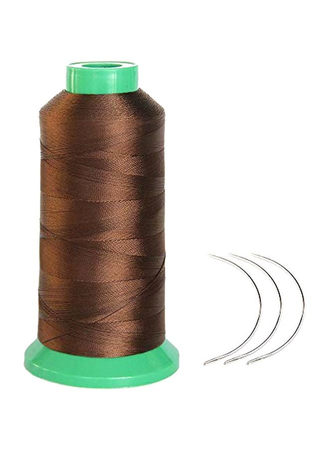 Young Hair Pack Of 3 Elastic Sewing Thread Wig Medium Brown 1700meter 
