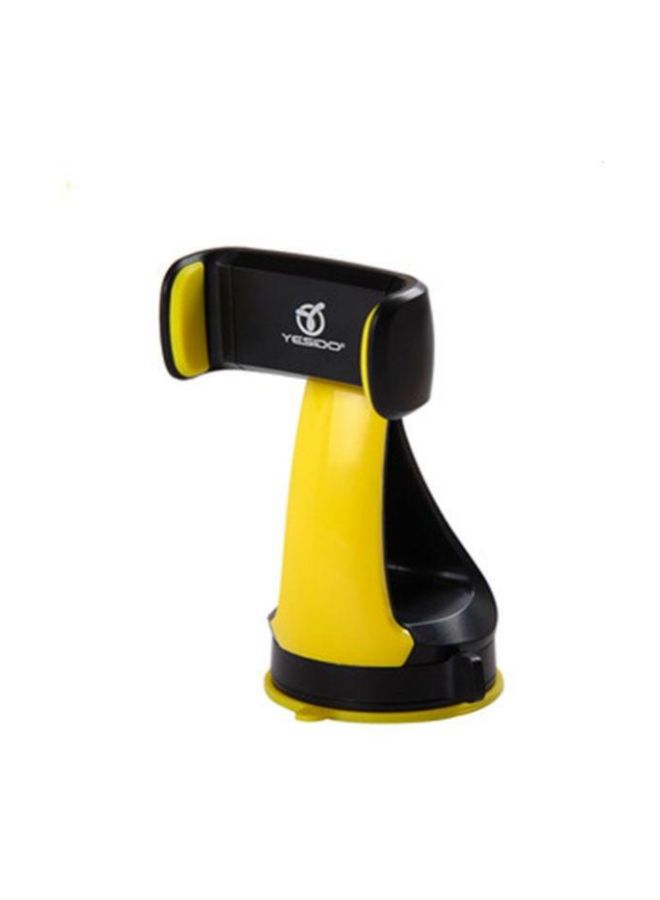 Earldom Car Mobile Suction Holder Black/Yellow - Image 2