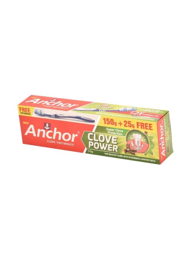 Anchor Clove Power Toothpaste With Toothbrush 175grams