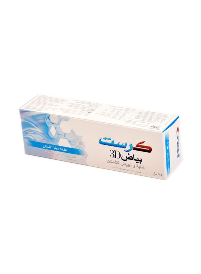 Crest 3D White Enamel Care Toothpaste 75ml 