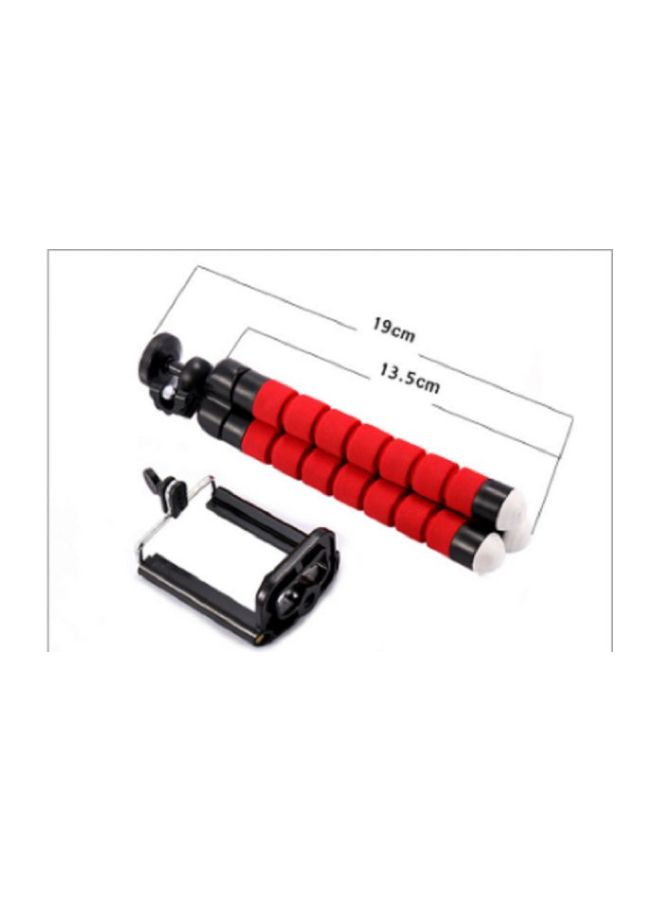 Generic Mini Flexible Sponge Octopus Tripod Red/Black  - Image 2
