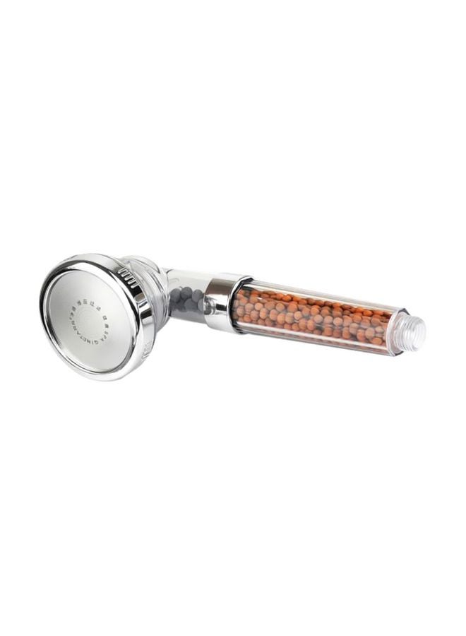Handheld Bath Shower Head Silver/Clear - Image 1