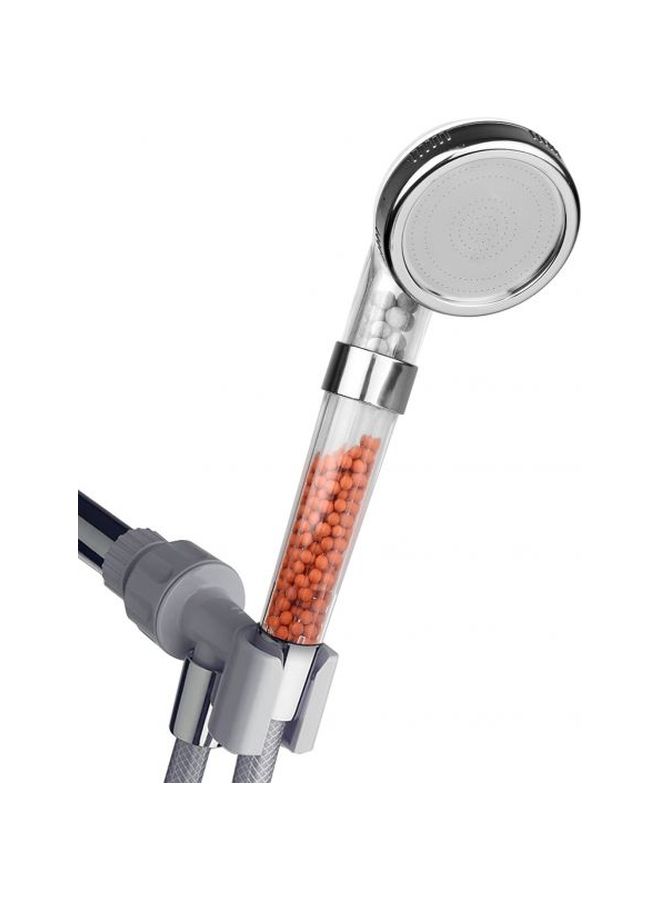 Handheld Bath Shower Head Silver/Clear - Image 4